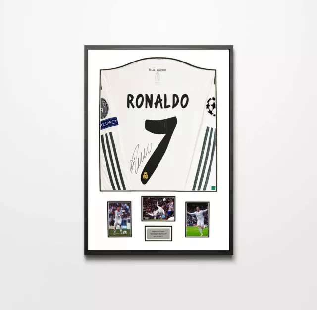 Authentically Signed Cristiano Ronaldo Signed Shirt - Real Madrid 2014