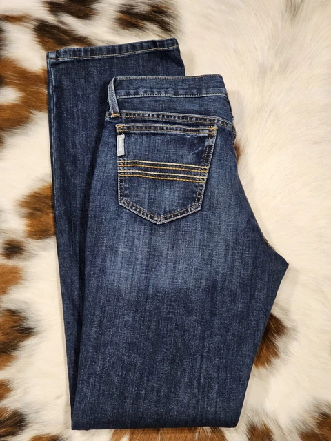 Cinch Men's Silver Label Jeans Style: MB98034006 Size: 29x34 Straight Mid-rise