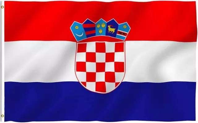 Croatia Flag Large 5x3FT National World Cup Croatian Sports Football Fan Support