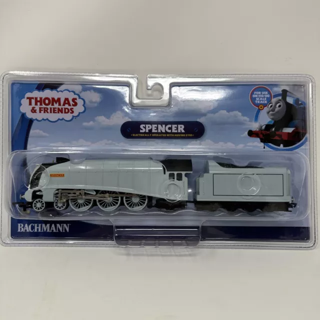 Bachmann HO Scale Thomas & Friends Spencer Engine W/ Moving Eyes & Tender #58749