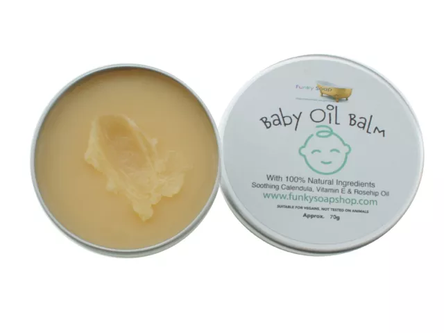 Baby-öl Balsam, Lindernd Calendula, Vitamin E & Hagebuttenöl, 70g