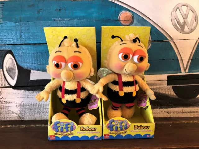 FIFI ET SES FLORAMIS - Peluche Babou - Goliath 2004 - le lot de 2