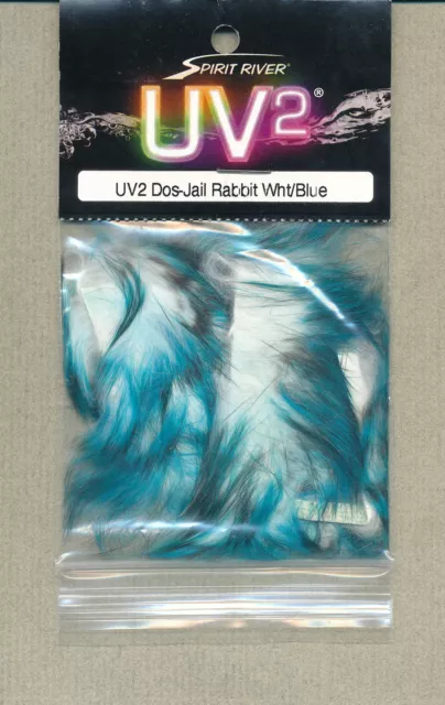 UV2 Dos Jailed Zonker Strips - white / blue     UVDJ-2796