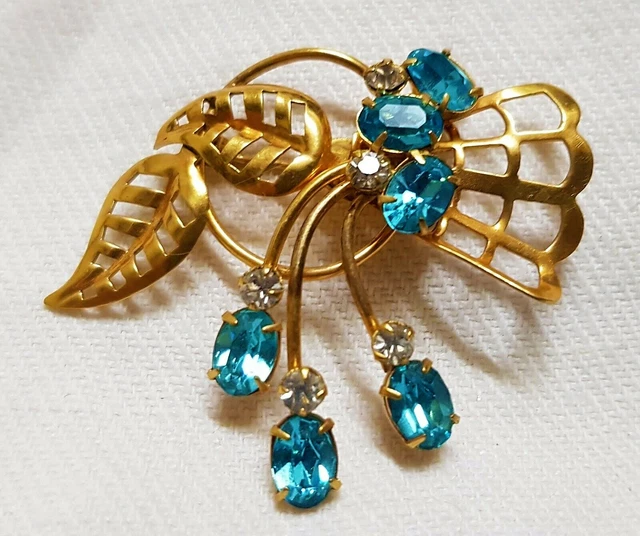 Broche Vintage Tête De Femme – Ancienne – Fabriquée En Western Germany – Occasion