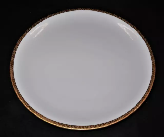 KPM Krister Porcelain Germany 106 Gold Encrusted Rim Salad Plate, 7 3/4"