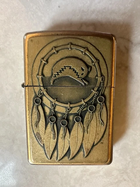 Zippo Dream Catcher 2004 A 04 Dream Catcher Rare Indigenous Indian Lighter