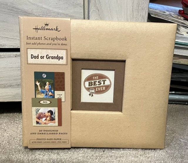 Legami Best Moments Ever Photo Album - 40 Page Memory Scrapbook With Ribbon Closure For 4x6 Photos