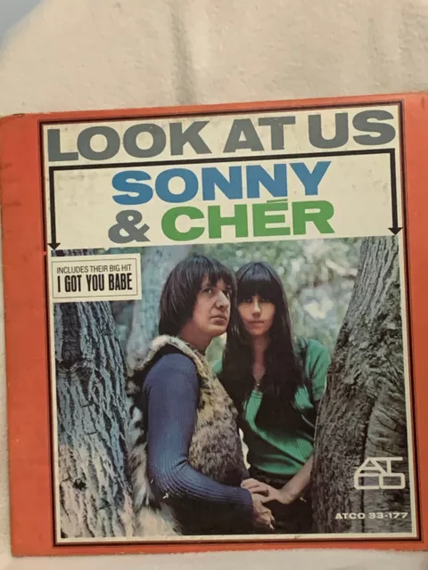 SONNY AND CHER Look At Us Mono LP ATCO 33-177 (Vinyl, 1965, ATCO)