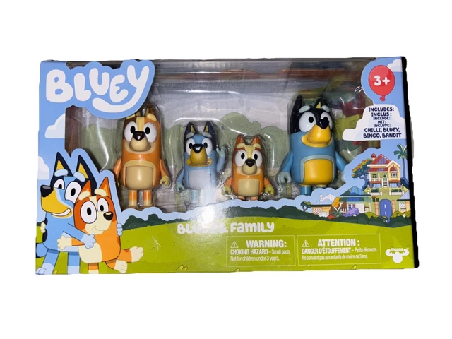Moose Bluey 17393 Set De Figuras Familia & Amigos 8 Unidades Serie 7