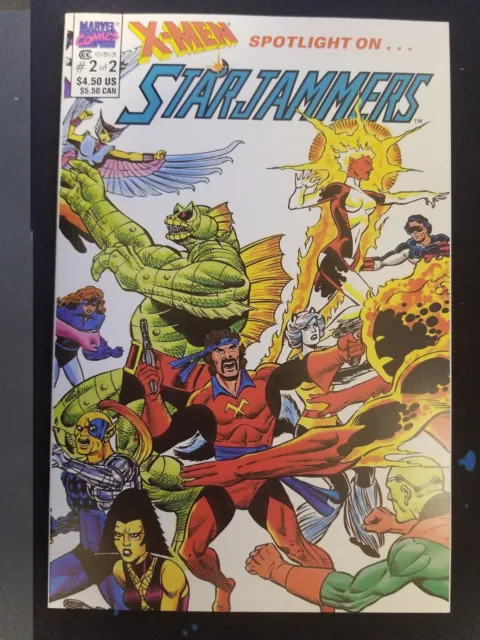Marvel Comics X-Men Spotlight On ... STARJAMMERS #2 1990 Mint Never Been Read