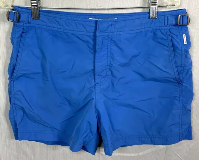 ORLEBAR BROWN OB CLASSIC Style Setter Swim Trunks Lined Blue US 32