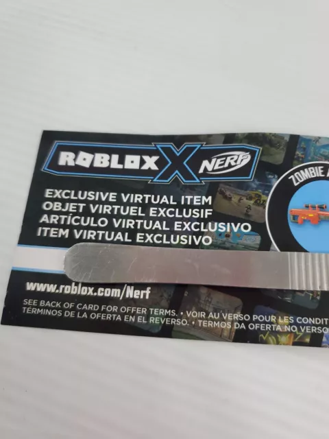 NERF Roblox Zombie Attack: Viper Strike Sniper-Inspired Blaster with Scope,  Code for Exclusive Virtual Item