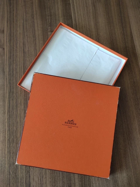 Boîte Vide Hermès + Sac Shopping - 40.5x33.5x13.5 Cm - Pour Rangement Ou Cadeau