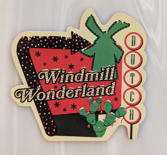 WINDMILL WONDERLAND DECEMBER 2023 Dutch Bros Sticker 4.00 PicClick