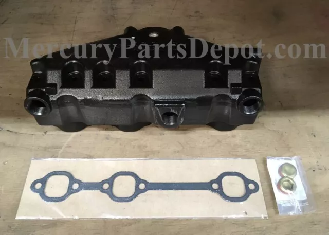 NEW OEM MERCRUISER V6/ 4.3L Exhaust Manifold 864612T01 Dry Joint