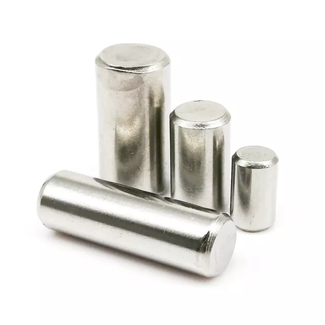 M1.5-M12 304 Stainless Steel Solid Bearing Cylindrical Position Roll Dowel Pin