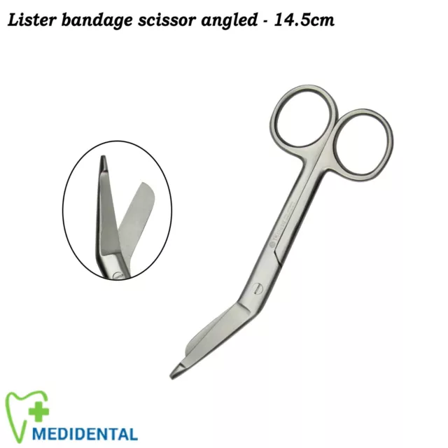 Professional Podiatrists Cuticle Nail Scissors Lister Bandage 14.5 cm Angled