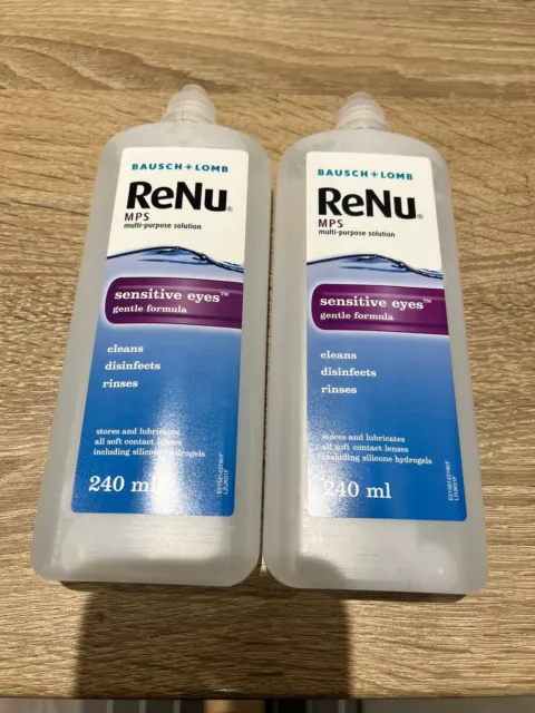 ReNu Sensitive Eyes contact lens solution 240ml