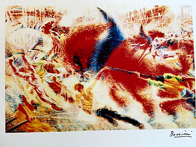 Umberto Boccioni "La Ciudades Que Sal " (Gino Severini giacomo balla Futurismo)