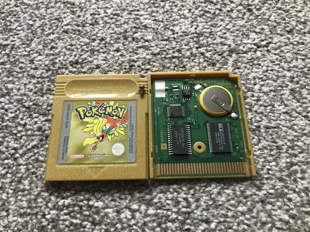 GENUINE POKEMON GOLD Nintendo Gameboy Original Game *New Save Battery ...