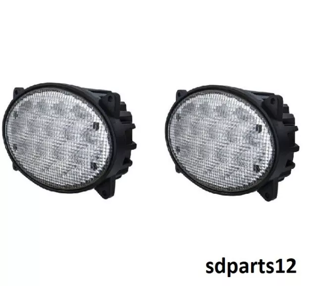 2x Phares de Travail 13 LED 12-24V 65W Faisceau Flood Camion Véhicule Agricole