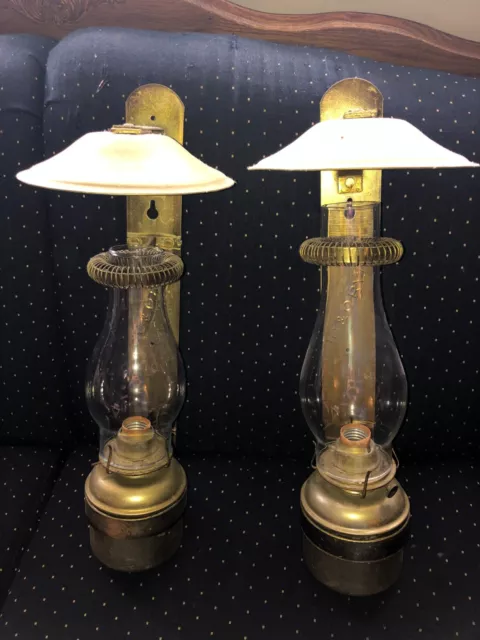 Vintage Wall Mount CO RY Railroad Caboose Lantern Lamp Train
