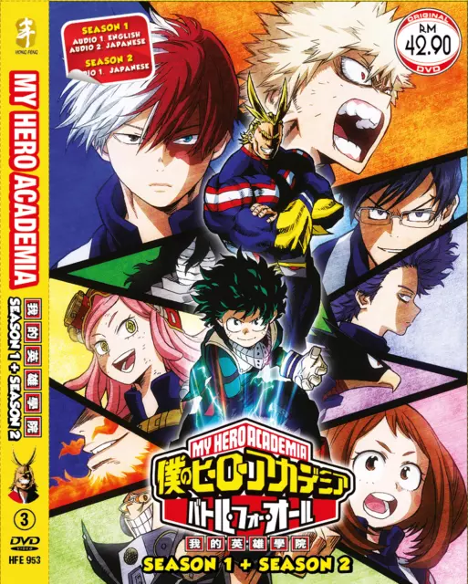 DVD ENGLISH DUBBED Boku No Hero Academia SEASON 1-5 (Vol.1-113 End) +3Movies