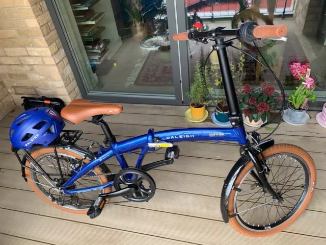RALEIGH STOWAWAY FOLDING Bicycle with All Accessories 220.00 PicClick UK