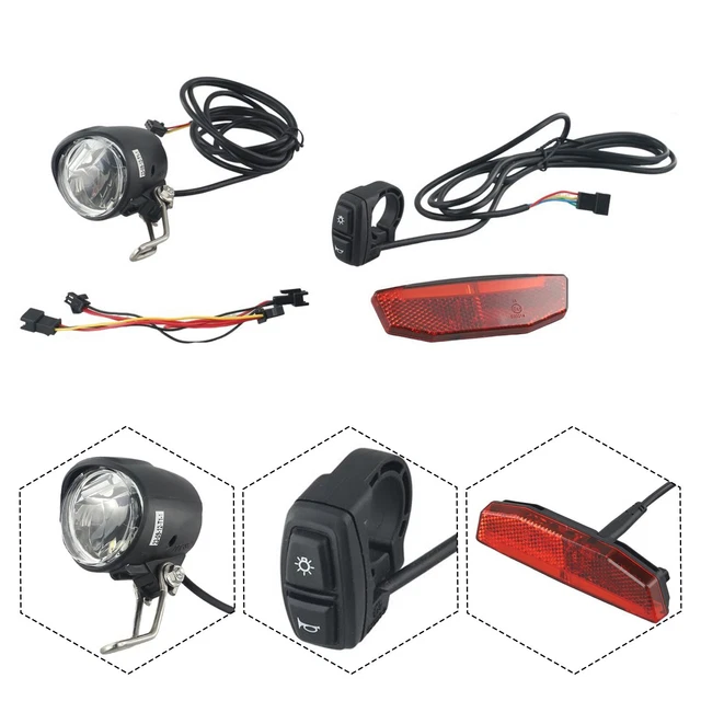 MonkeyLink SkyeLight Rear Connect BL Feu arrière avec feu Stop pour vélo électrique avec BlueDoc (Interface MonkeyLink