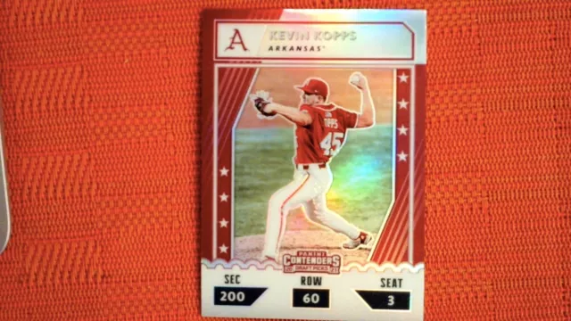 2021 Panini Elite Extra Edition Baseball College Ticket Silver Prizm #CTO-KK Kev
