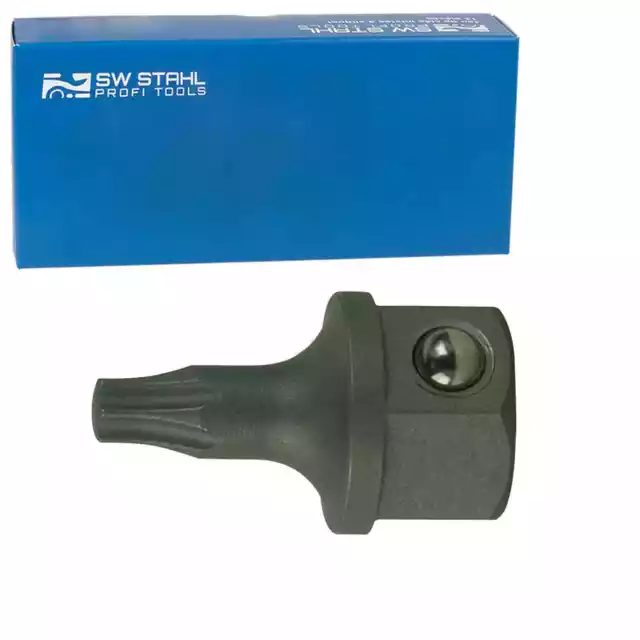 SW-STAHL Bit-Nuss Douille Profil en T, T25, Extra Court 36000-T25