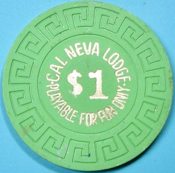 $1 Casino Chip. Cal-Neva Lodge, Lake Tahoe, NV. Y67.
