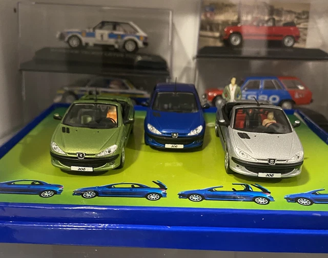 COFFRET PEUGEOT 206 CC Coupée Et Cabriolet 1/43 Norev EUR 89,99