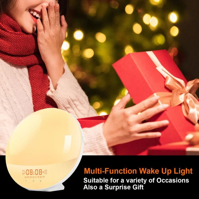 Simulate Natural Sunrise and Sunset Wake-Up Light Alarm Clock Light· Night H4R5