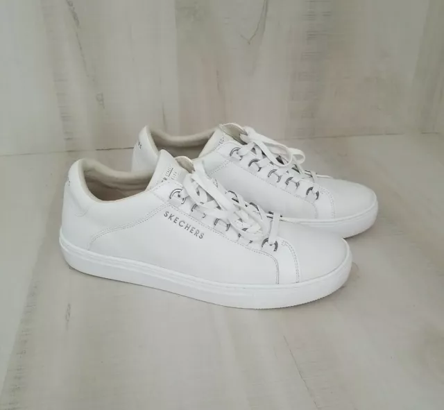 SKECHERS Street Core Set White Fashion Sneakers Size 11 73532 $45.00 -