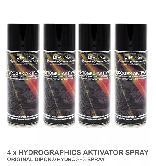 DIPON® HydroGFX Hydrographics Wassertransferdruck Aktivator Hydroprint Spray 3