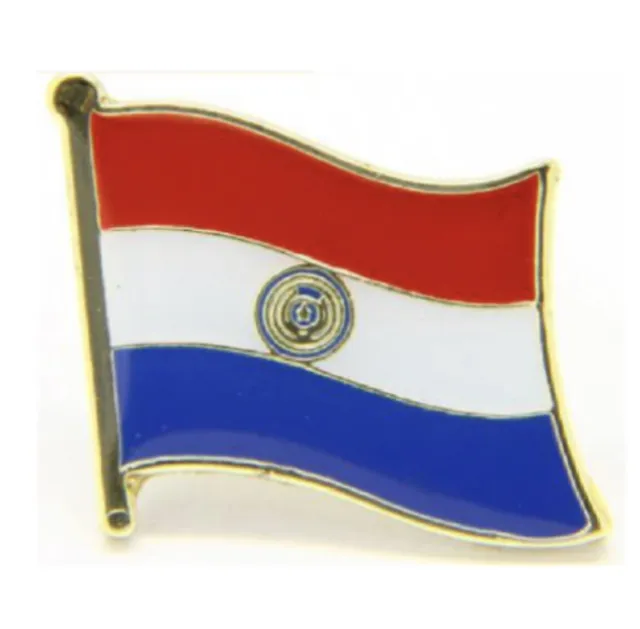 Paraguay Drapeau Pays Broche Revers Cravate Tack Lds Missionnaire Statesman Ties