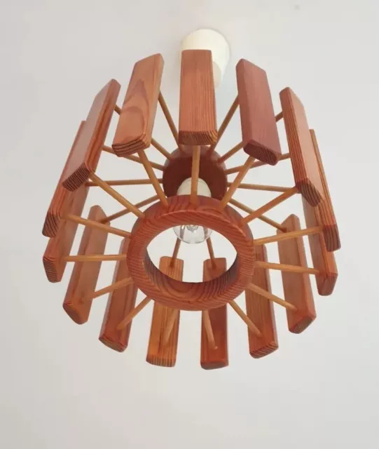 lampe suspension bois DLG pierre chapo audoux minet louis sognot perriand wood 4