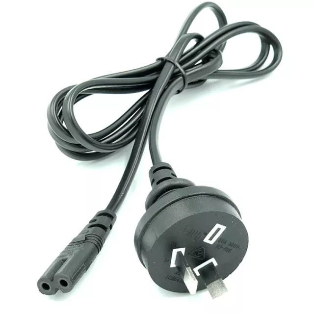 2/3pcs AU Plug 2pin Laptop Adapter AC Power Cord Cable Lead AU