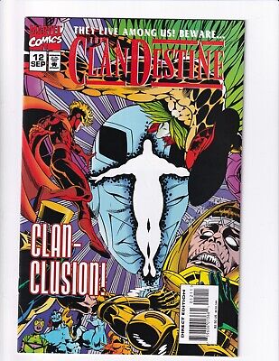 The Clandestine #12 Marvel Comics 1994 Alan Davis Mark Farmer Stan Lee Bag/Board