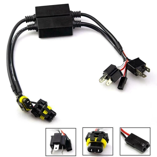 (2) Heavy Duty H4 9003 Hi/Lo Bi-Xenon HID Bulbs Wiring Controllers Relay Harness (2) Heavy Duty H4 9003 Hi/Lo Bi-Xenon HID Bulbs Wiring Controllers Relay Harness