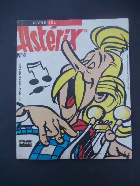 ASTERIX UDERZO GOSCINNY album RARE LIVRE JEU 4 Ifrane 1995 jeux bande dessinée !