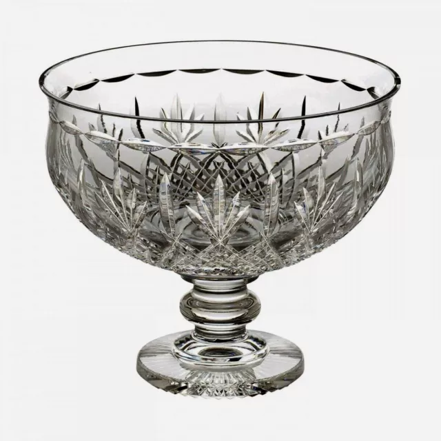 Waterford Crystal Killarney 11" Footed Centerpiece Bowl ~ Made In Ireland