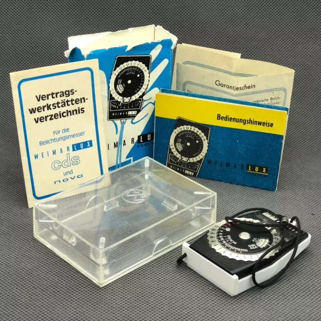 WEIMARLUX NOVA Exposure Meter Light Meter DIN ASA Selenium. Working. Mint