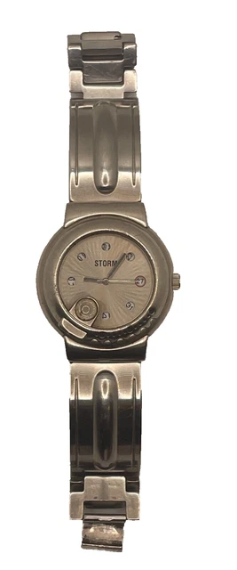 A VINTAGE RARE Men s Watch by Storm Rotation Track with Silver Bracelet 45.00 PicClick UK