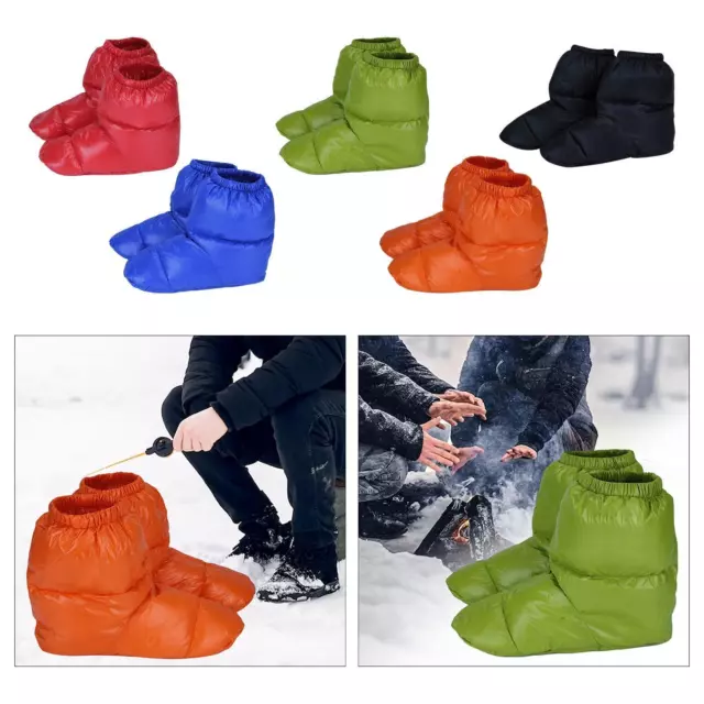 Pantoufles d'hiver en duvet, bottines chaudes, bottes de neige pour la