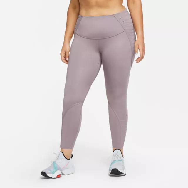 NEW! NIKE ONE Luxe Women's Plus Size 2X 7/8 Laced Leggings NWT