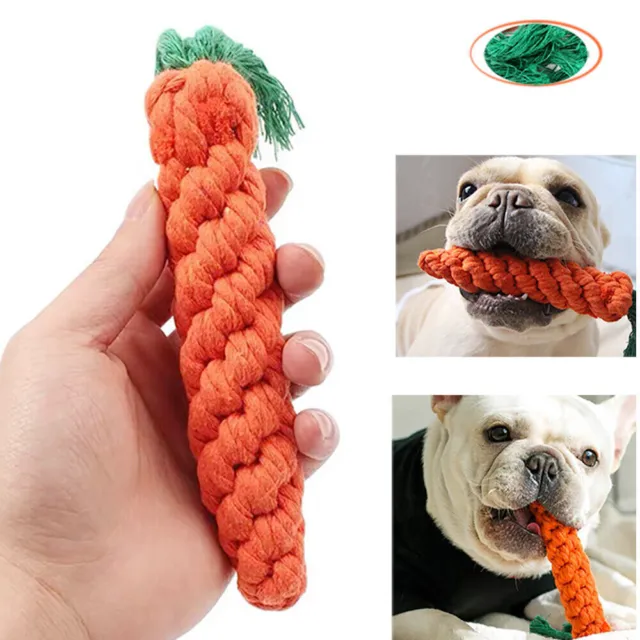 15er/Set Hundespielzeug Hund Welpen Kauen Baumwolle Seile Spielzeug für Haustier 4