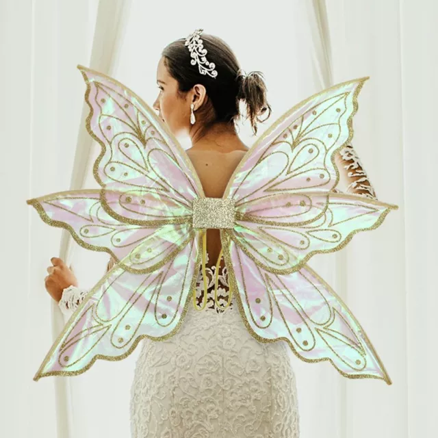 Schmetterling Flügel Schal Fee Erwachsene Pixie Kostüm Zubehör Elfe Cosplay -