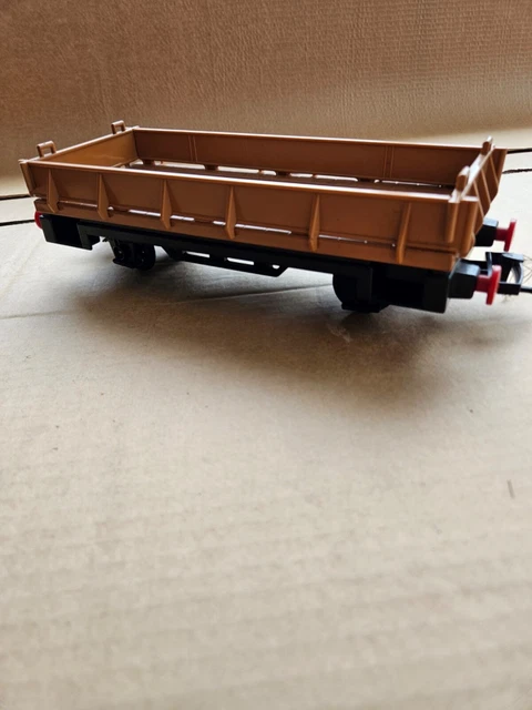 Playmobil 4104 - Wagon à Ridelles Marron - Vintage - Sans Boîte - Parfait état